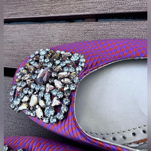 A͙d͙r͙i͙e͙n͙n͙e͙ V͙i͙t͙t͙a͙d͙i͙n͙i͙ Bejeweled Multicolor Flats - Picture 3 of 10